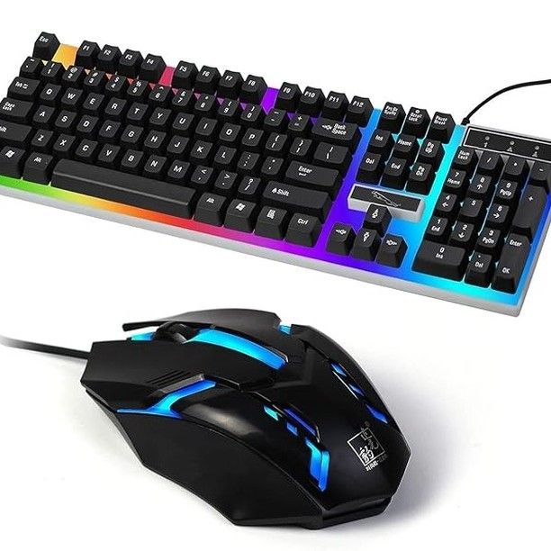 clavier rétroéclairer + souris filaire