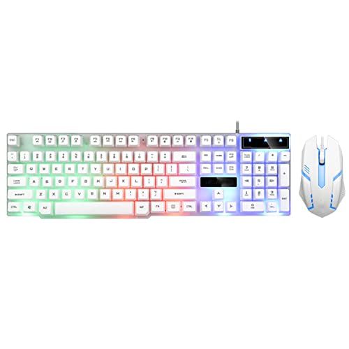 clavier rétroéclairer + souris  filaire