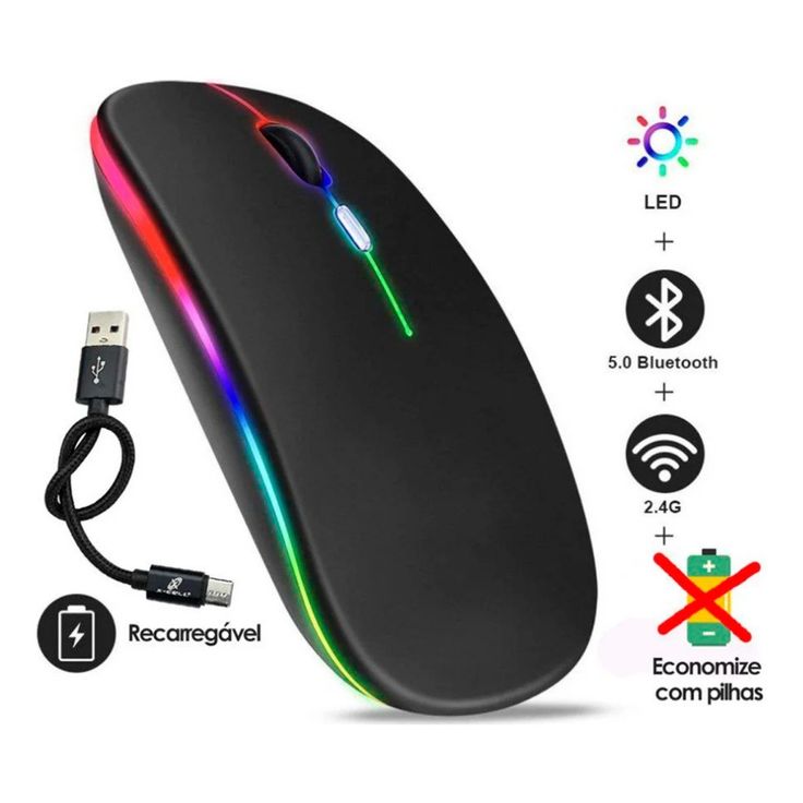 souris sans fil RGB
